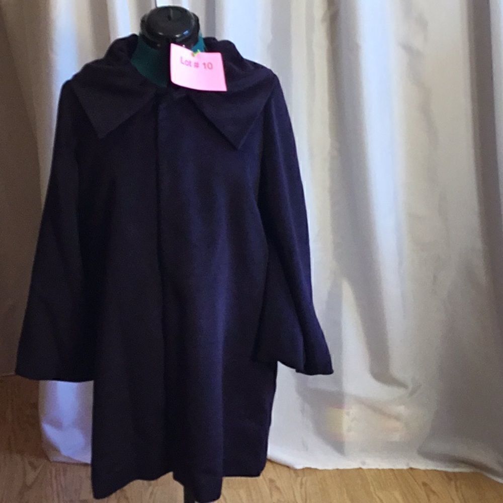 STELLA CHEN deep purple coat in size large